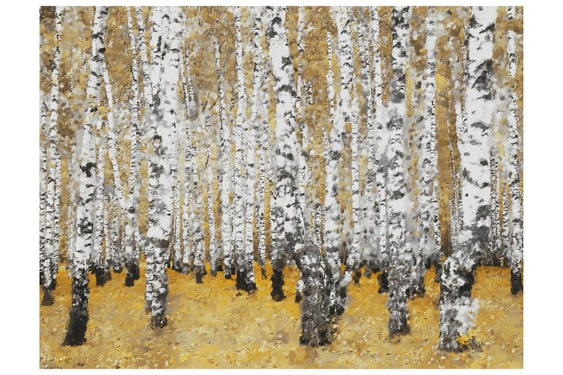 Canvastavle Autumnal Birch Forest 200x154, Artgeist sp. z o. o.