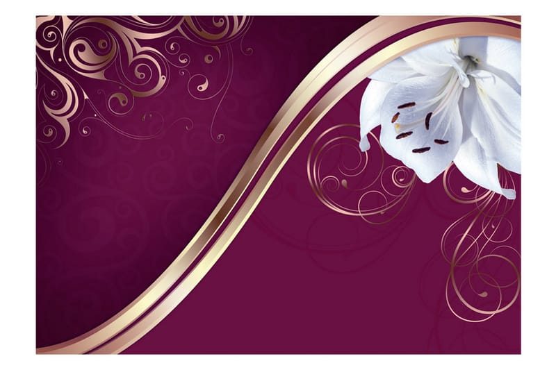 Canvastavle blomster paraply 250x175 - Artgeist sp. z o. o. - Boligtilbehør - Vægdekoration - Tapeter - Fototapeter