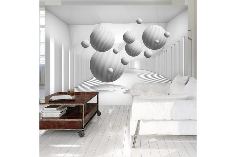 Canvastavle Bolde i hvid 100x70, Artgeist sp. z o. o.