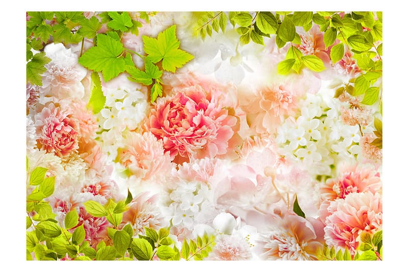 Canvastavle Bright Peonies 150x105 - Artgeist sp. z o. o. - Boligtilbehør - Vægdekoration - Tapeter - Fototapeter