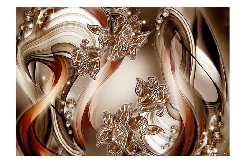 Canvastavle Brown Symphony 100x70 - Artgeist sp. z o. o. - Boligtilbehør - Vægdekoration - Tapeter - Fototapeter