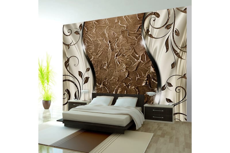 Canvastavle Brun Twigs 100x70, Artgeist sp. z o. o.