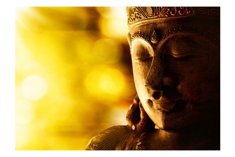 Canvastavle Buddha Oplysning 100x70 - Artgeist sp. z o. o. - Boligtilbehør - Vægdekoration - Tapeter - Fototapeter