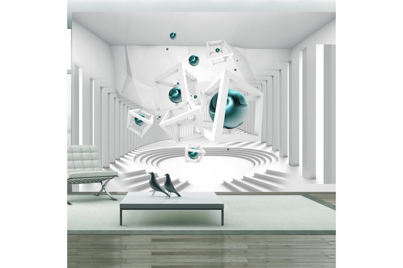 Canvastavle corridor of geometry 100x70, Artgeist sp. z o. o.