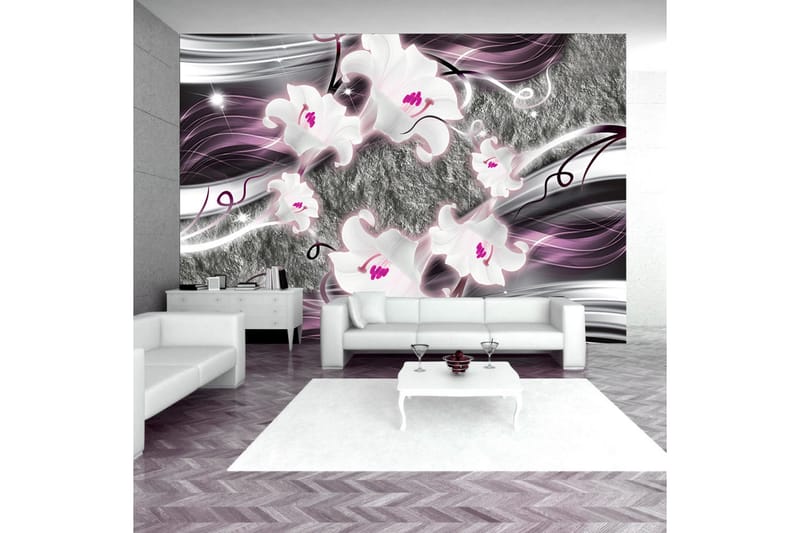 Canvastavle Dance of Charmed Lilies 150x105 - Artgeist sp. z o. o. - Fototapeter