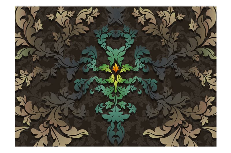 Canvastavle Dancing Leaves 200x140 - Artgeist sp. z o. o. - Boligtilbehør - Vægdekoration - Tapeter - Fototapeter