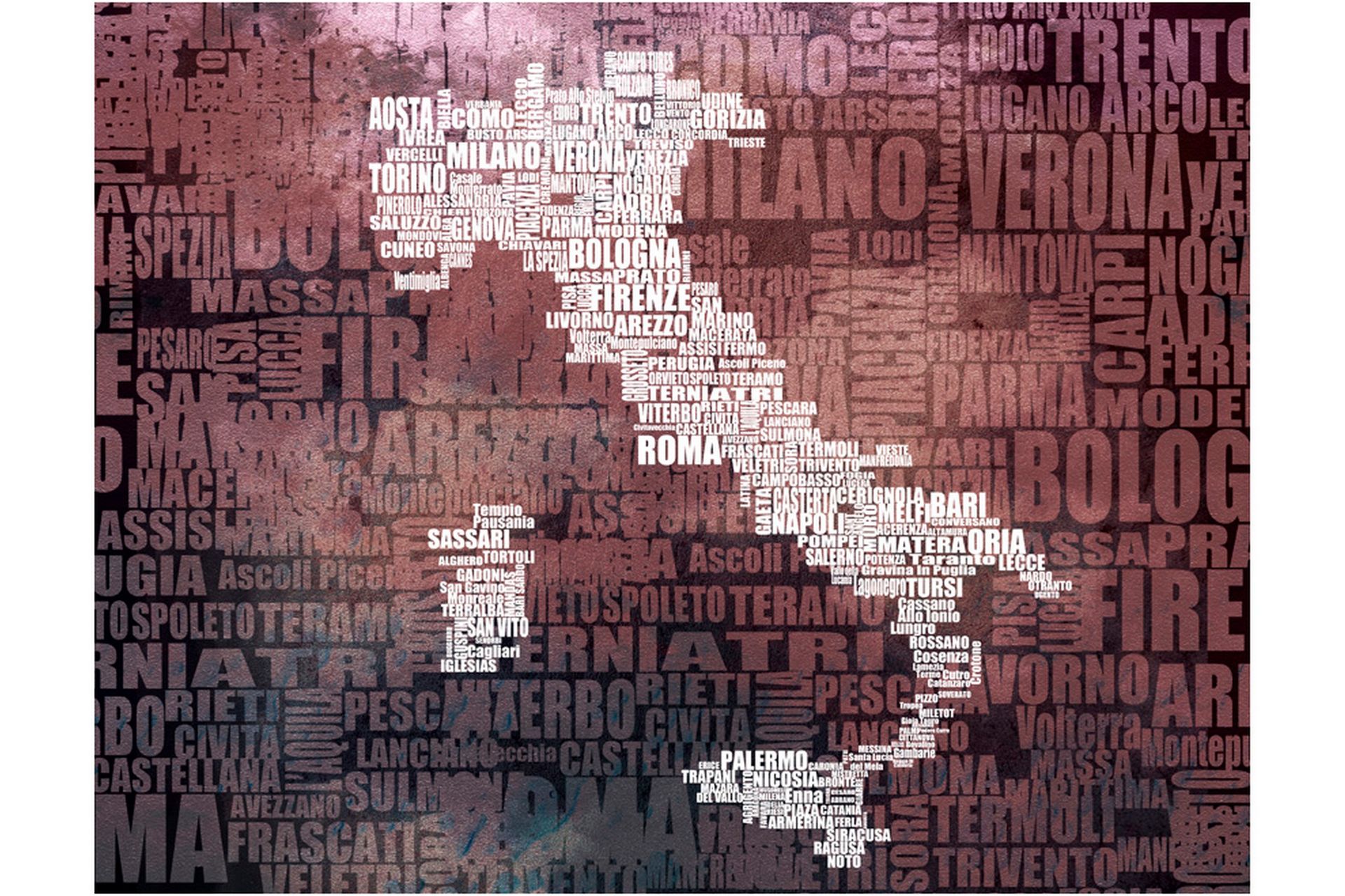 Canvastavle drøm om Italien 200x154 - Artgeist sp. z o. o. - Boligtilbehør - Vægdekoration - Tapeter - Fototapeter