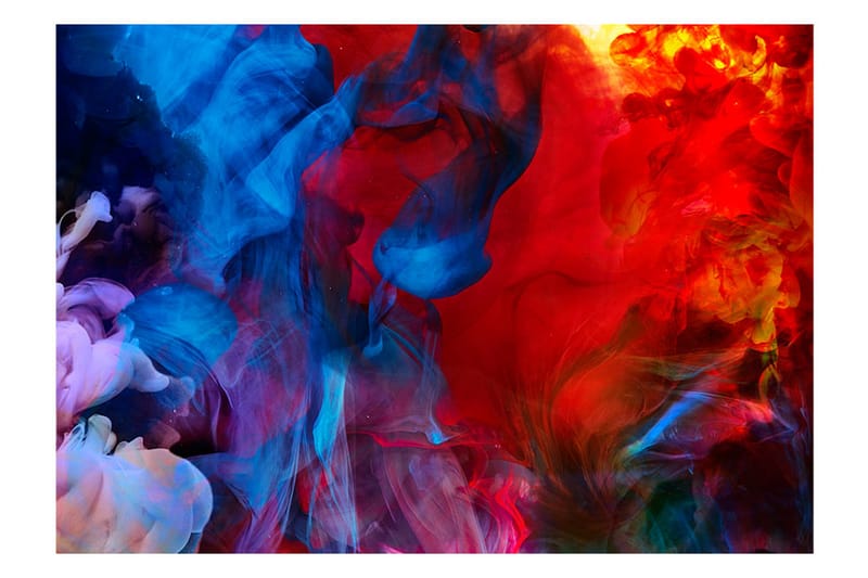 Canvastavle farve flammer 100x70 - Artgeist sp. z o. o. - Fototapeter