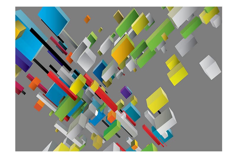 Canvastavle farve Puzzle 250x175 - Artgeist sp. z o. o. - Fototapeter