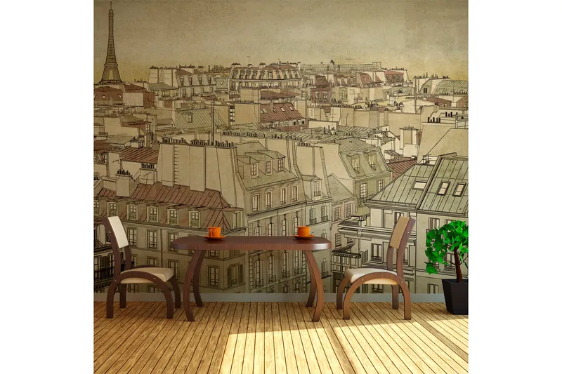Canvastavle Farvel Paris! 250x193, Artgeist sp. z o. o.