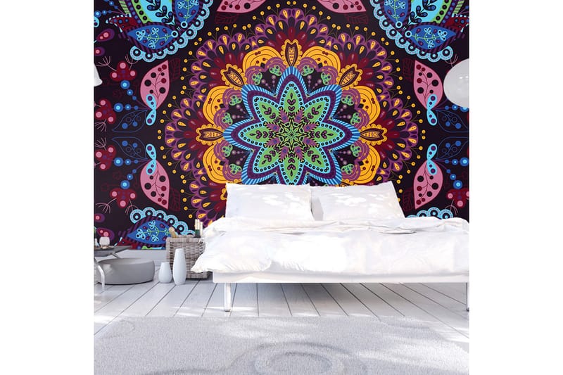 Canvastavle farverige Kalejdoskop 200x140 - Artgeist sp. z o. o. - Boligtilbehør - Vægdekoration - Tapeter - Fototapeter