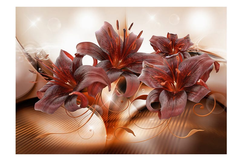 Canvastavle Fiery Temperament 100x70 - Artgeist sp. z o. o. - Boligtilbehør - Vægdekoration - Tapeter - Fototapeter