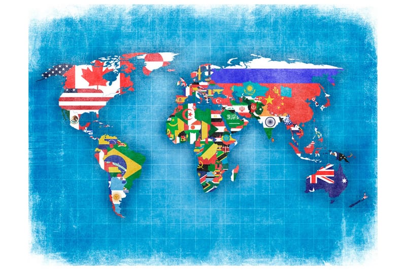 Canvastavle Flag of Lande 200x154 - Artgeist sp. z o. o. - Boligtilbehør - Vægdekoration - Tapeter - Fototapeter