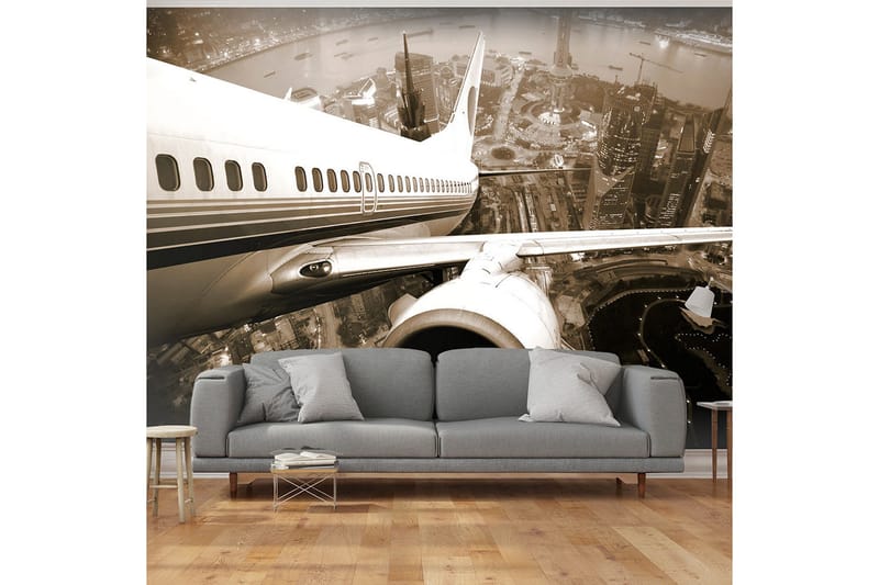 Canvastavle Fly flylift fra by 200x154, Artgeist sp. z o. o.