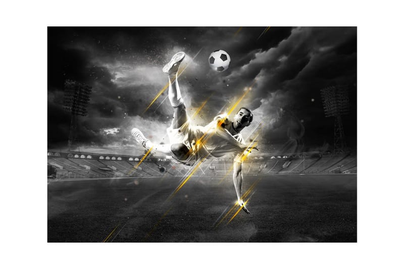 Canvastavle Football Football Legend 150x105 - Artgeist sp. z o. o. - Boligtilbehør - Vægdekoration - Tapeter - Fototapeter