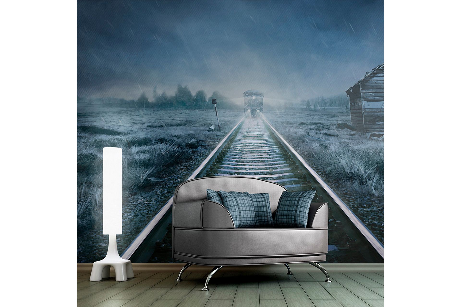 Canvastavle Ghost Train 250x193 - Artgeist sp. z o. o. - Boligtilbehør - Vægdekoration - Tapeter - Fototapeter