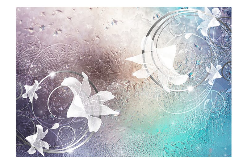 Canvastavle glas blomster 200x140 - Artgeist sp. z o. o. - Boligtilbehør - Vægdekoration - Tapeter - Fototapeter