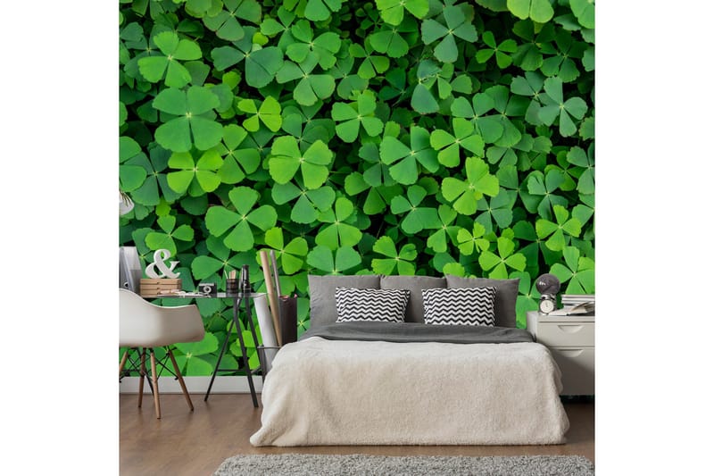 Canvastavle grøn Green Clover 200x140, Artgeist sp. z o. o.