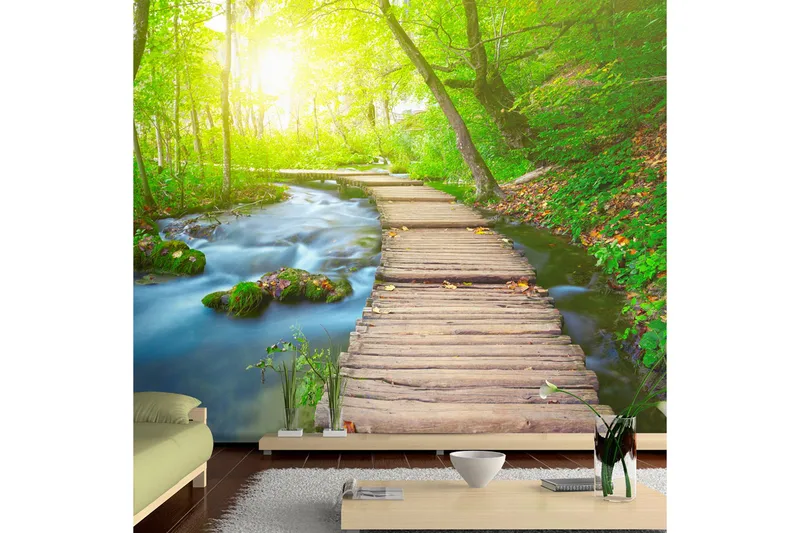 Canvastavle grøn Green Forest 150x105, Artgeist sp. z o. o.