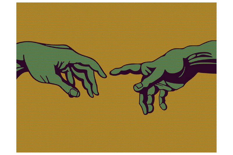 Canvastavle grøn Green Touch 200x154 - Artgeist sp. z o. o. - Boligtilbehør - Vægdekoration - Tapeter - Fototapeter