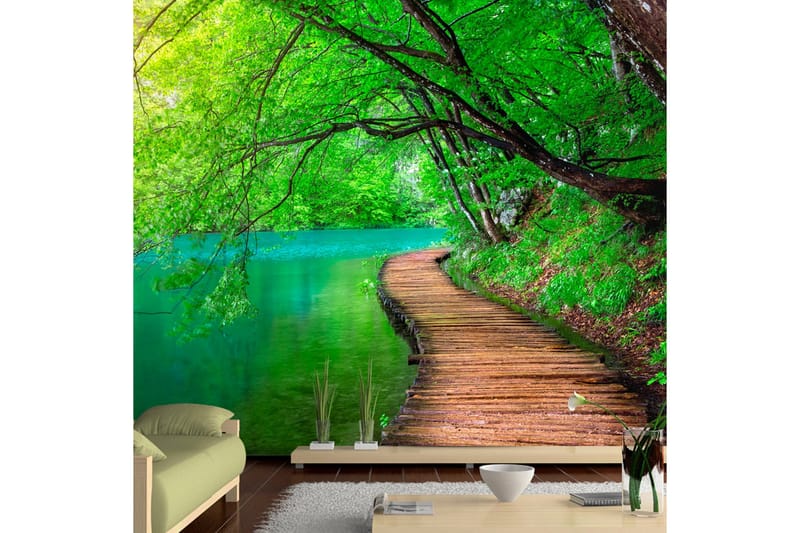 Canvastavle Green Green 150x105, Artgeist sp. z o. o.
