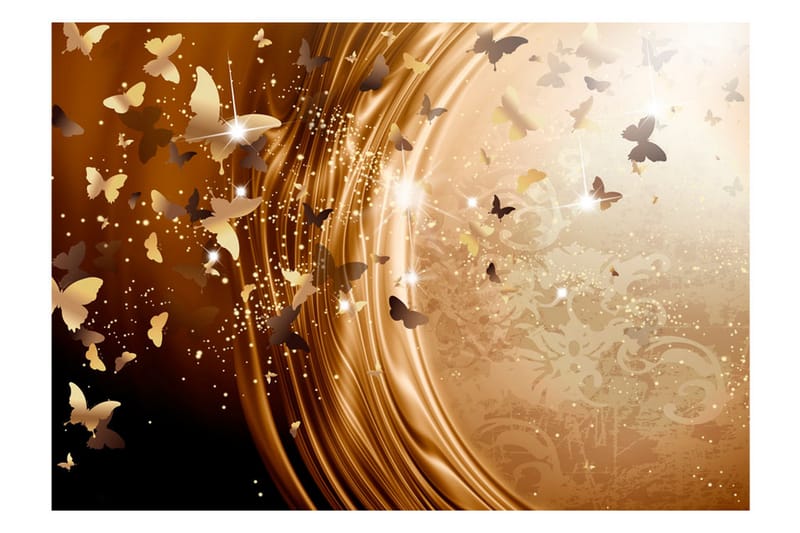 Canvastavle Gylden sti 150x105 - Artgeist sp. z o. o. - Boligtilbehør - Vægdekoration - Tapeter - Fototapeter