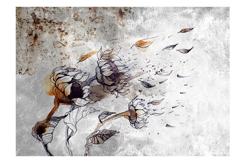 Canvastavle Husk solsikker 200x140 - Artgeist sp. z o. o. - Boligtilbehør - Vægdekoration - Tapeter - Fototapeter