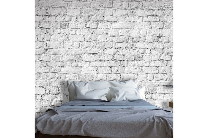 Canvastavle hvid mursten 200x140 - Artgeist sp. z o. o. - Fototapeter