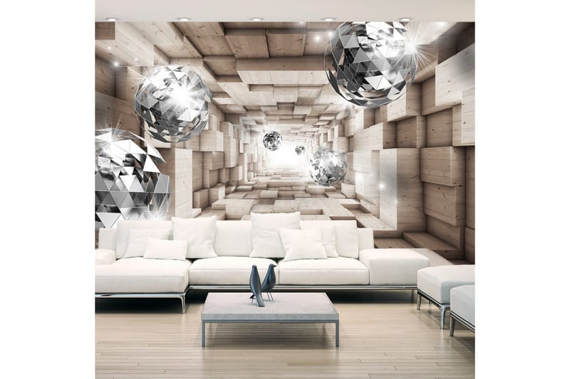 Canvastavle i en trætunnel 200x140, Artgeist sp. z o. o.