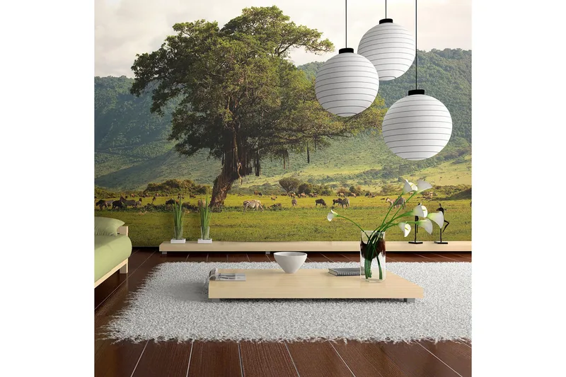 Canvastavle i et krater i Ngoro Ngoro 200x154, Artgeist sp. z o. o.