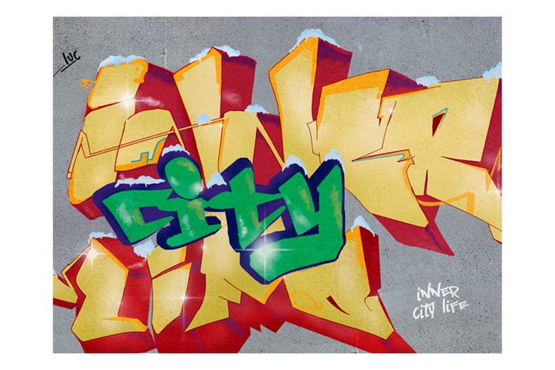 Canvastavle Inner City Life 250x193, Artgeist sp. z o. o.