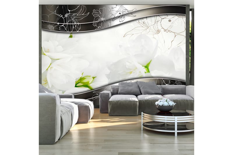 Canvastavle Jasmine blomster 200x140, Artgeist sp. z o. o.