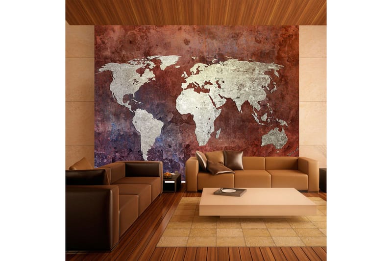 Canvastavle Jern Kontinenter 250x193, Artgeist sp. z o. o.