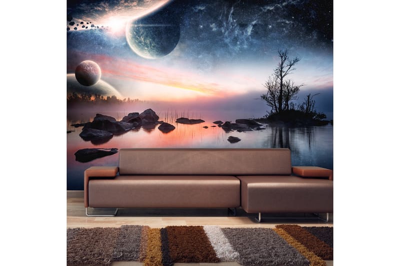 Canvastavle kosmisk landskab 200x154, Artgeist sp. z o. o.