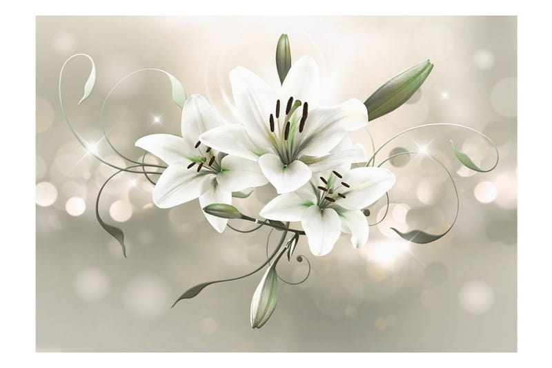 Canvastavle Lily Flower Of Masters 100x70 - Artgeist sp. z o. o. - Boligtilbehør - Vægdekoration - Tapeter - Fototapeter