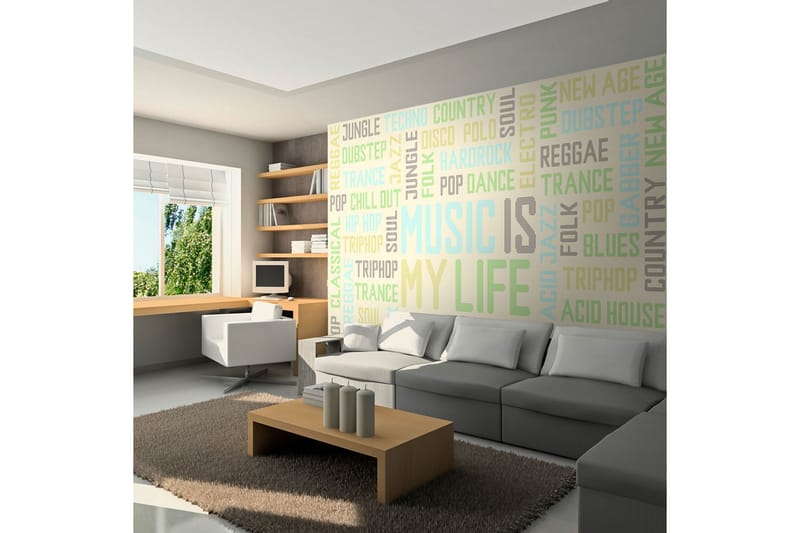 Canvastavle Mix af Music Styles 200x154, Artgeist sp. z o. o.