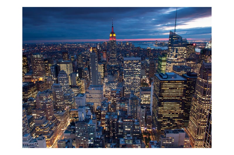 Canvastavle New York Night 250x193, Artgeist sp. z o. o.