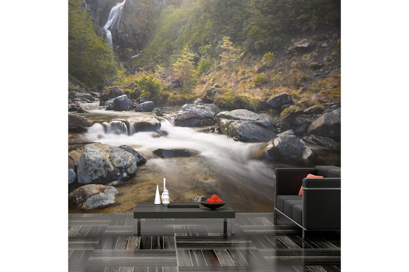 Canvastavle Ohakune Waterfalls in New Zealand 200x154 - Artgeist sp. z o. o. - Fototapeter