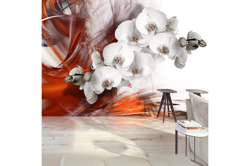 Canvastavle Orchid On Fire II 200x140 - Artgeist sp. z o. o. - Fototapeter