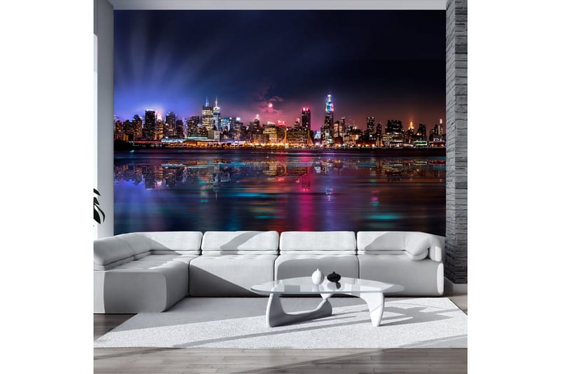 Canvastavle romantisk øjeblik i New York City 200x140 - Artgeist sp. z o. o. - Boligtilbehør - Vægdekoration - Tapeter - Fototapeter