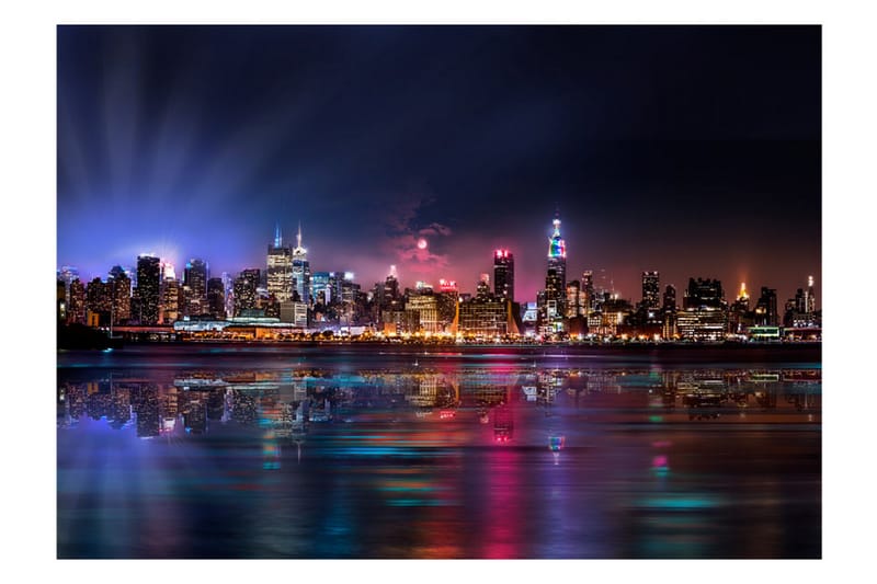 Canvastavle romantisk øjeblik i New York City 200x140 - Artgeist sp. z o. o. - Boligtilbehør - Vægdekoration - Tapeter - Fototapeter