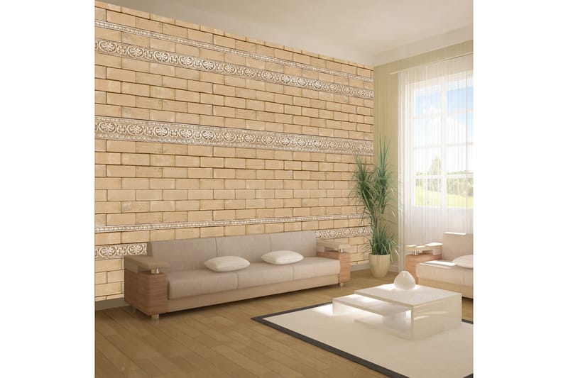 Canvastavle sæt Brick med pynte 200x140, Artgeist sp. z o. o.