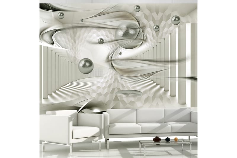 Canvastavle sølv kugler 100x70, Artgeist sp. z o. o.