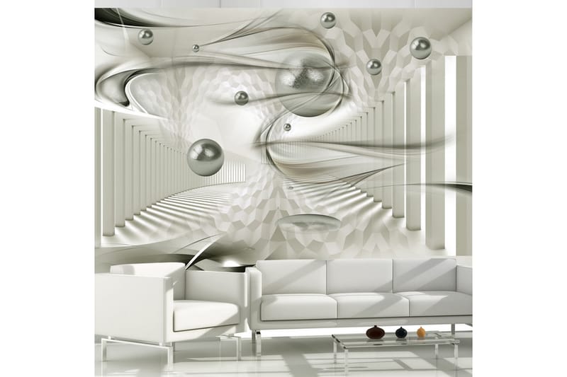 Canvastavle sølv kugler 150x105, Artgeist sp. z o. o.