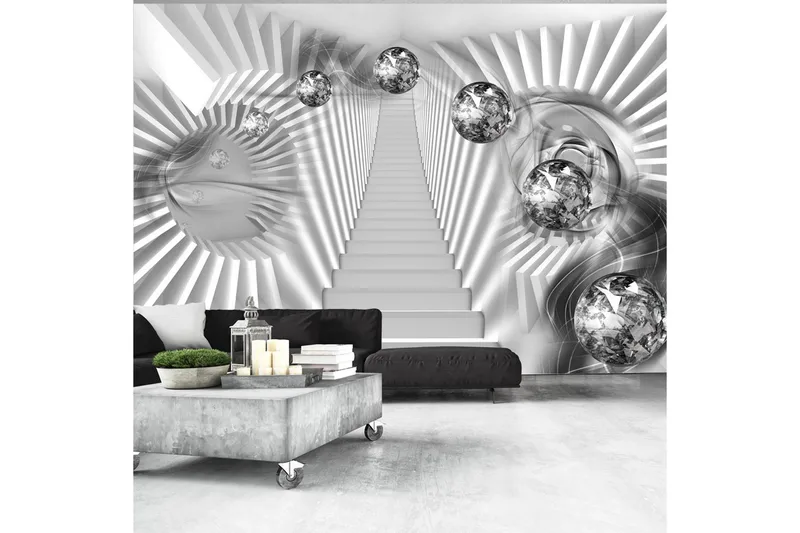 Canvastavle sølv trappe 100x70, Artgeist sp. z o. o.