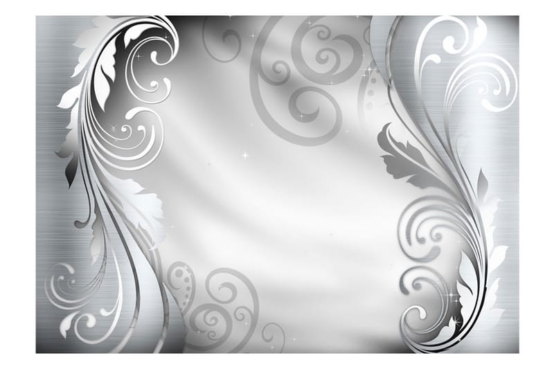 Canvastavle sølv pynte 250x175 - Artgeist sp. z o. o. - Boligtilbehør - Vægdekoration - Tapeter - Fototapeter