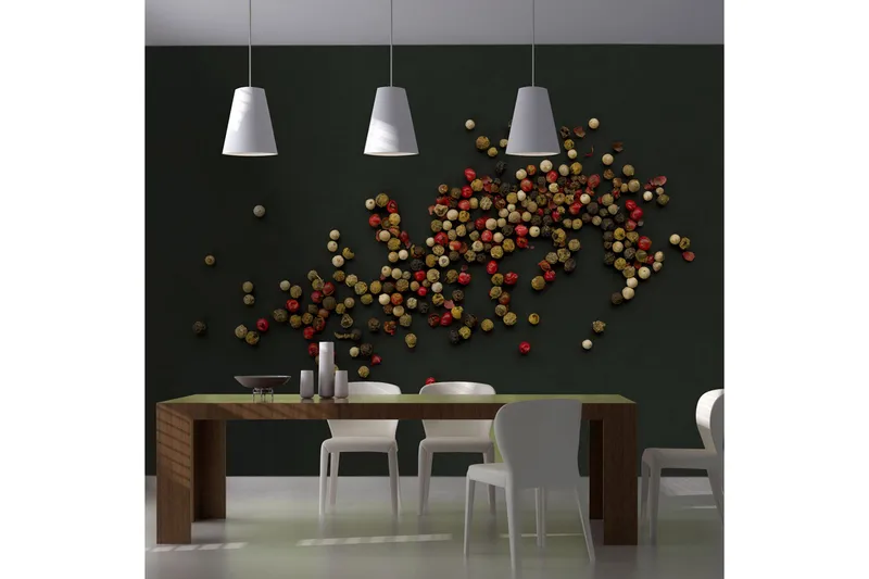 Canvastavle Sammensætning af farvet peber 200x154, Artgeist sp. z o. o.