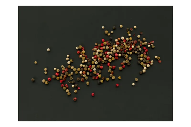 Canvastavle Sammensætning af farvet peber 250x193 - Artgeist sp. z o. o. - Boligtilbehør - Vægdekoration - Tapeter - Fototapeter