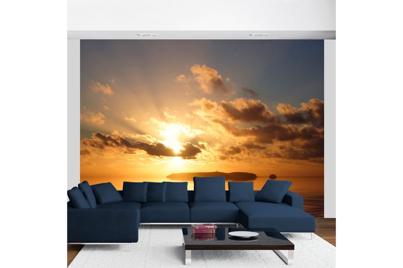 Canvastavle Sea Sunset 250x193 - Artgeist sp. z o. o. - Boligtilbehør - Vægdekoration - Tapeter - Fototapeter