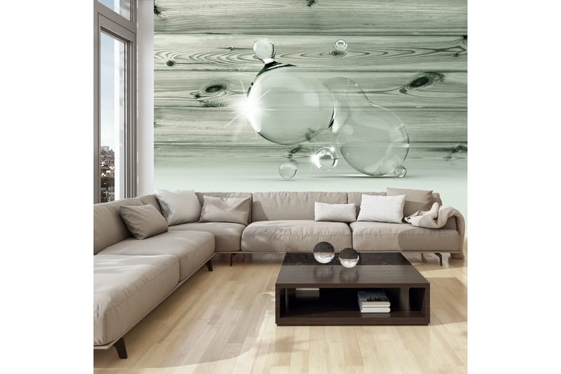 Canvastavle Skønhed i dråber vand 100x70 - Artgeist sp. z o. o. - Boligtilbehør - Vægdekoration - Tapeter - Fototapeter